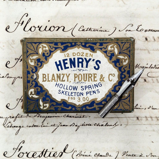 Boîte de plumes « Henry’s » - Blanzy Poure & Cie