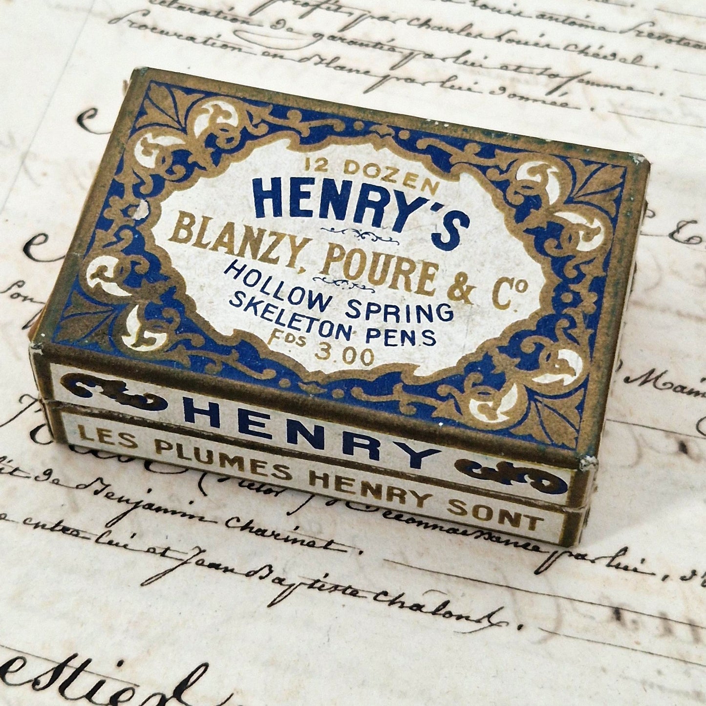 "Henry's" Pen Nib Box - Blanzy Poure & Co.