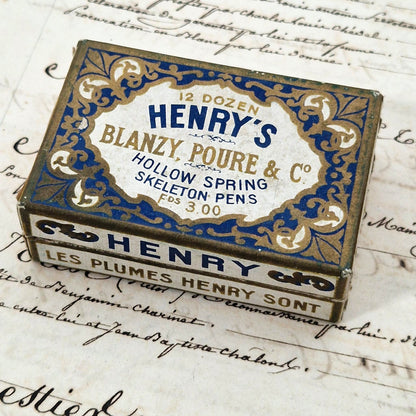 "Henry's" Pen Nib Box - Blanzy Poure & Co.