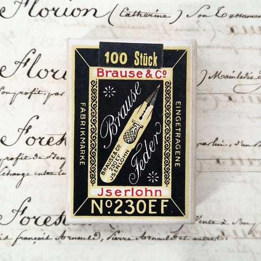 Boîte de plumes scellée « Brause Feder N°230EF »