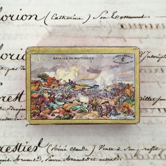 Sealed box of nibs - Sergent-Major, "Bataille de Wattignies"