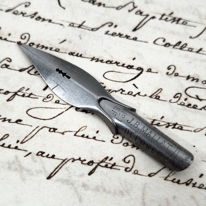 Box of "J.B. Mallat - No.1 extra-fine nibs"
