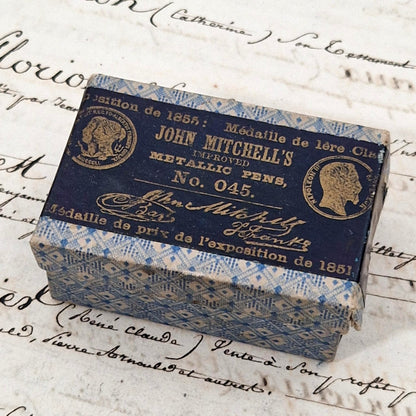 Old pen nib box "John Mitchell's - No.045"