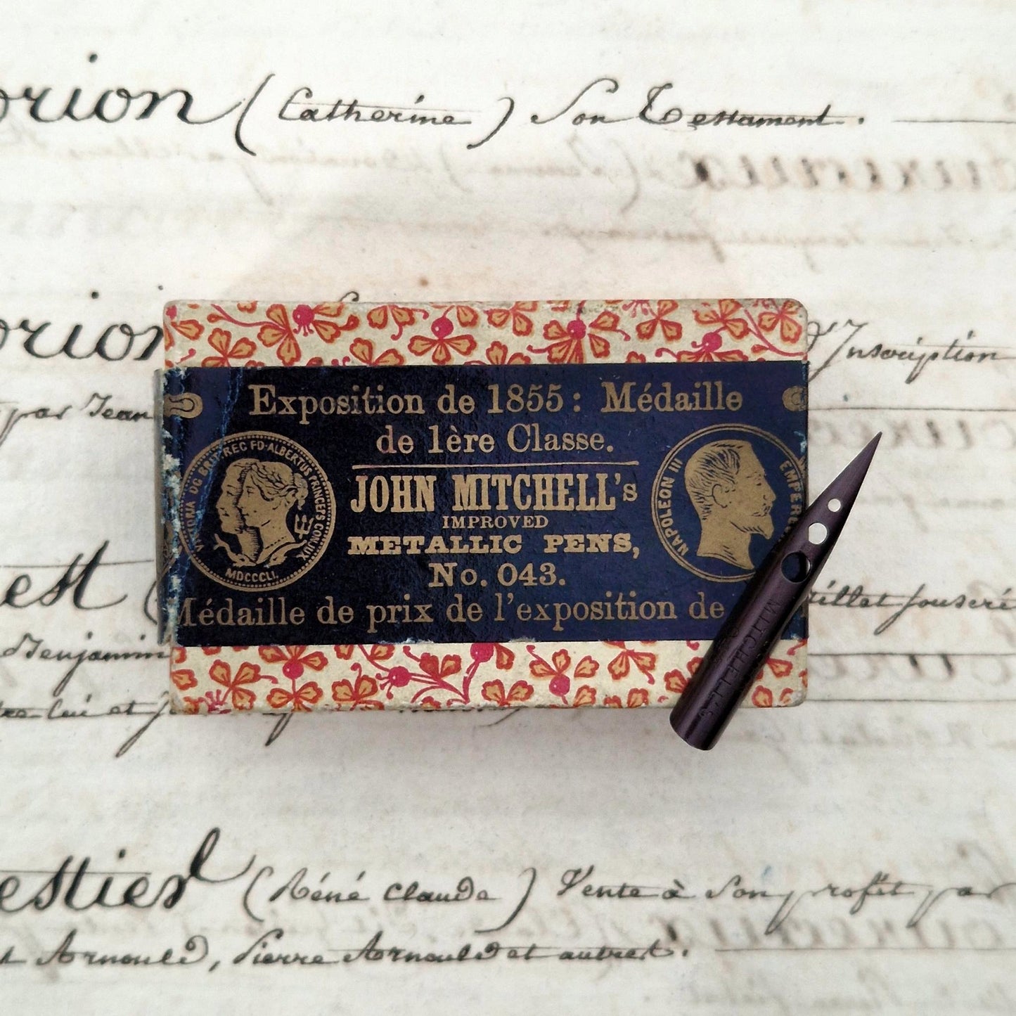 Boîte de plumes « John Mitchell’s - No.043 »