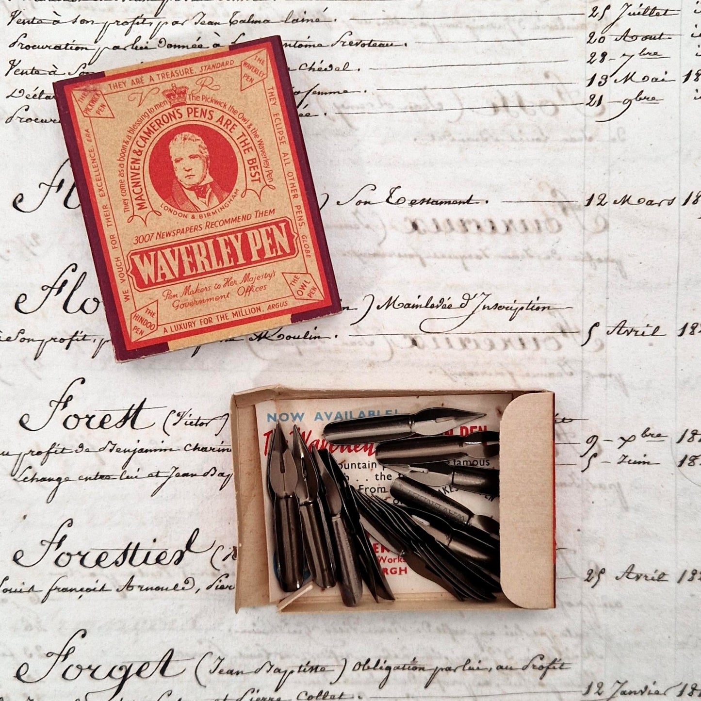 Boîte de plumes « Waverley Pen » - Macniven & Cameron