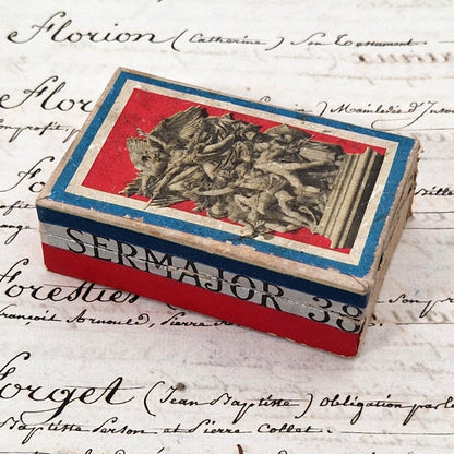 Rare patriotic "Sermajor 38" pen box