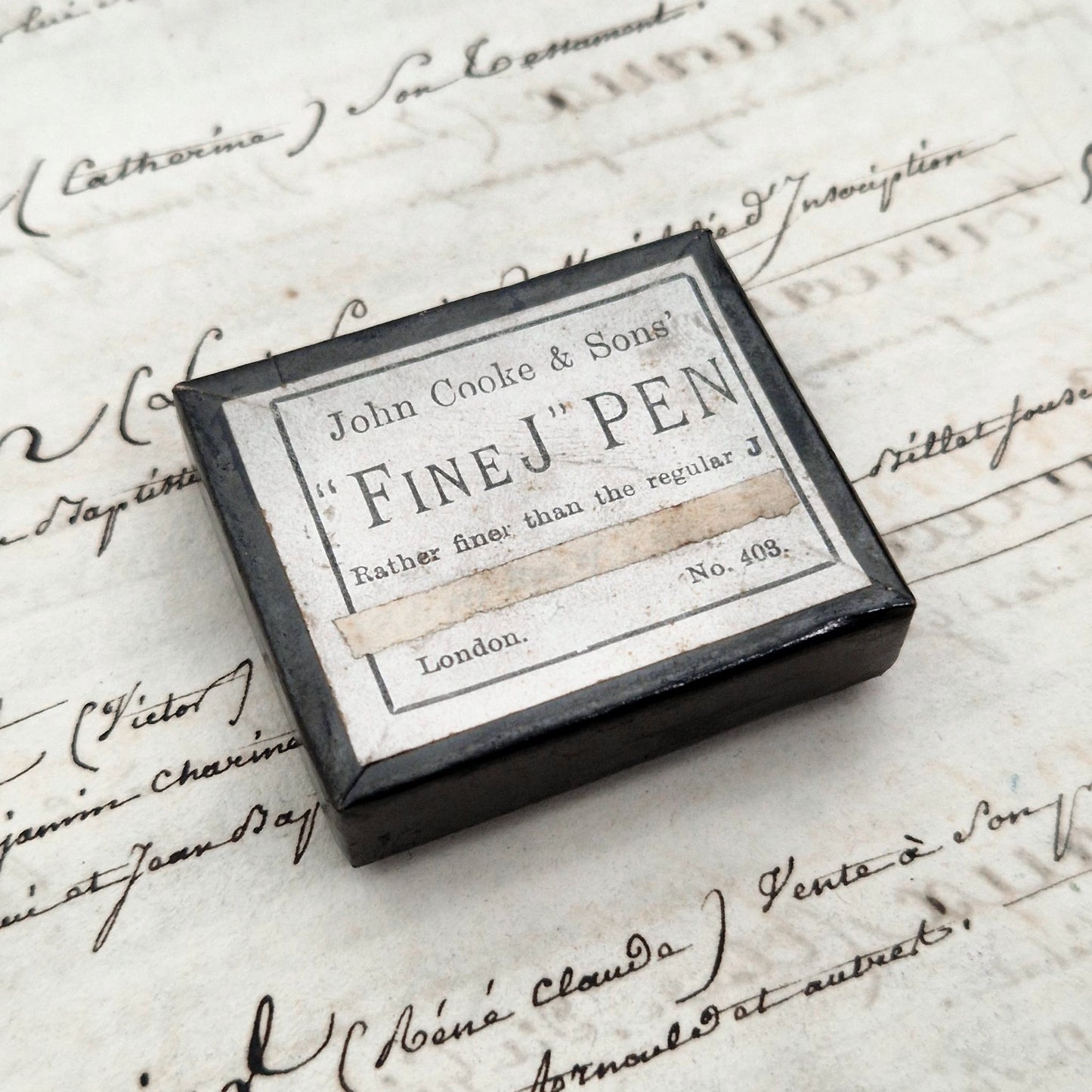 Vintage "Fine J Pen" Nibs - John Cooke & Sons London