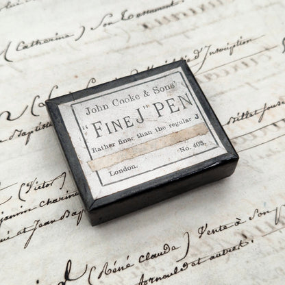 Vintage "Fine J Pen" Nibs - John Cooke & Sons London