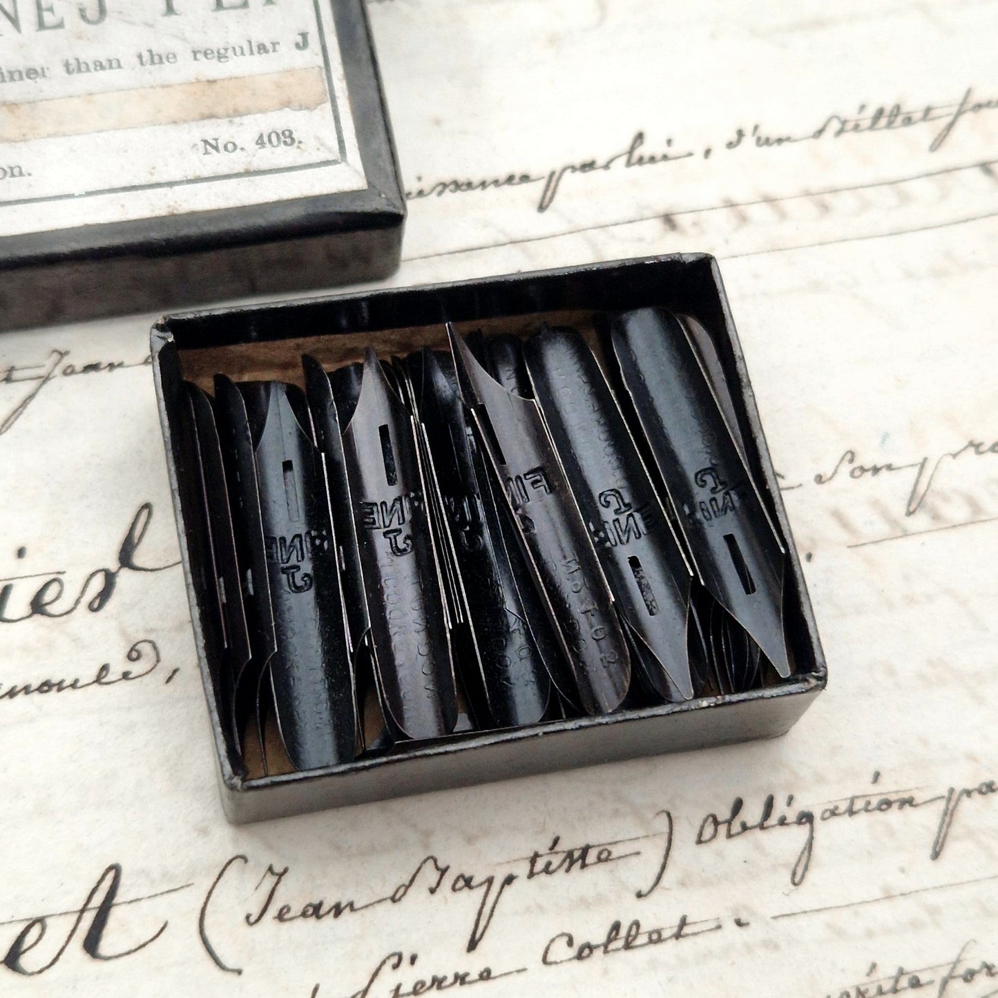 Vintage "Fine J Pen" Nibs - John Cooke & Sons London