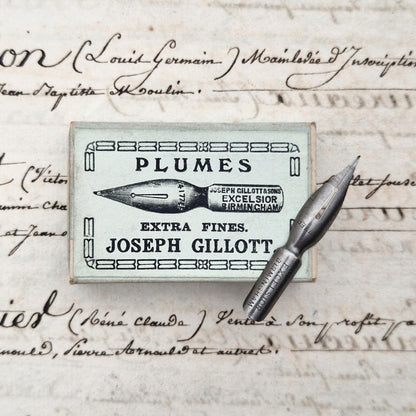 Boîte de plumes Joseph Gillott-  « Excelsior Extra Fines »