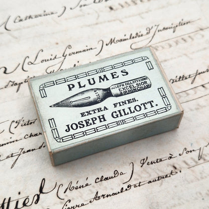 Boîte de plumes Joseph Gillott-  « Excelsior Extra Fines »