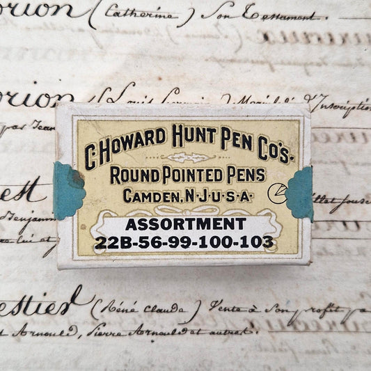 Sealed pen box "C. Howard Hunt Pen Co. Assortment"