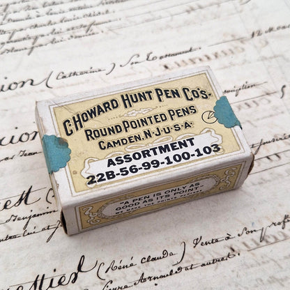 Sealed pen box "C. Howard Hunt Pen Co. Assortment"