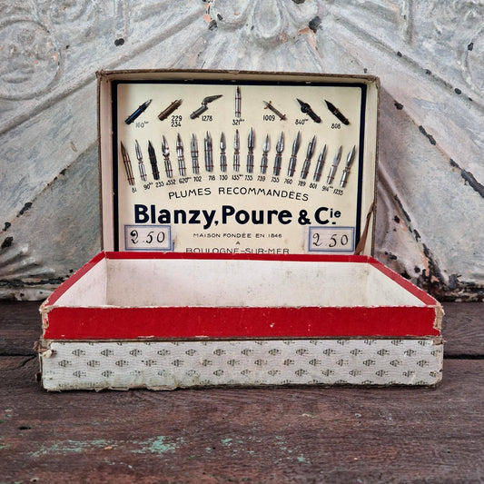 Old Blanzy, Poure & Co. pen display