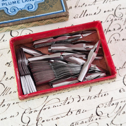 Old pen nib box "B.P. & Cie - Plume Lance"
