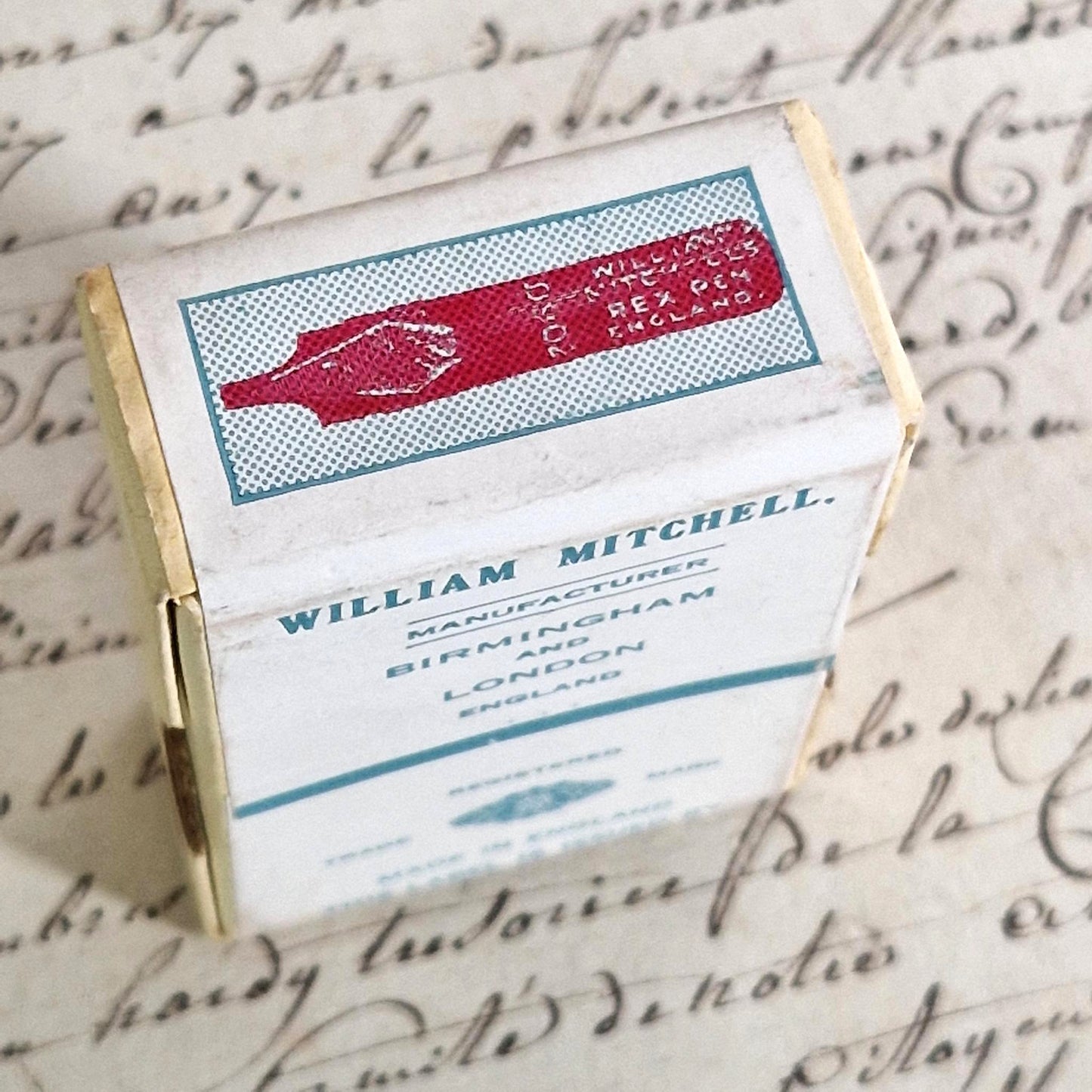 Sealed box of "William Mitchell's Rex Pens" nibs