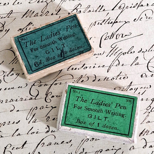 Lot of 2 boxes of "The Ladies' Pen - Gilt" nibs