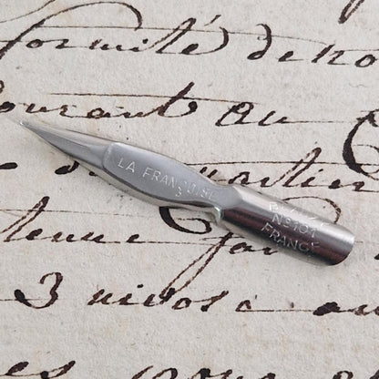 Small box of 10 "La Française n°101" nibs, Blanzy