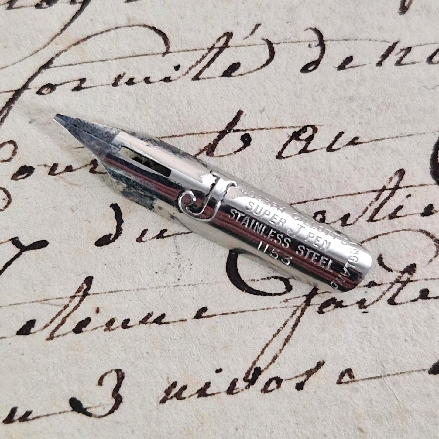 Old pen box "Best Selected J Pens"