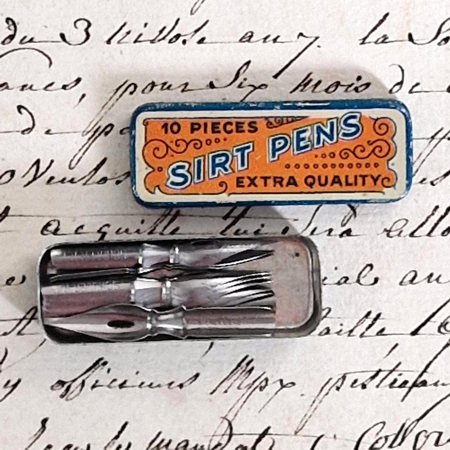 Boîte de plumes « Sirt Pens - Extra Quality », complète