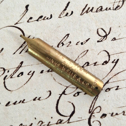 Box of "Hinks, Wells & Co's Selected Pens" nibs