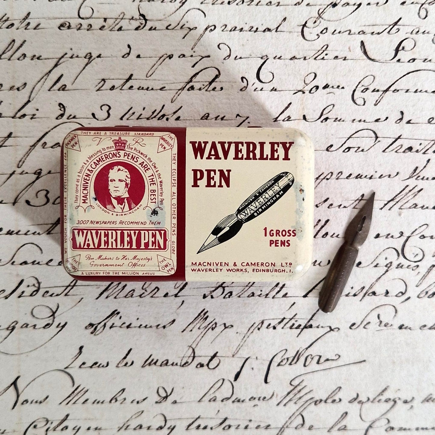 Boîte de plumes « Waverley Pen - Macniven & Cameron »