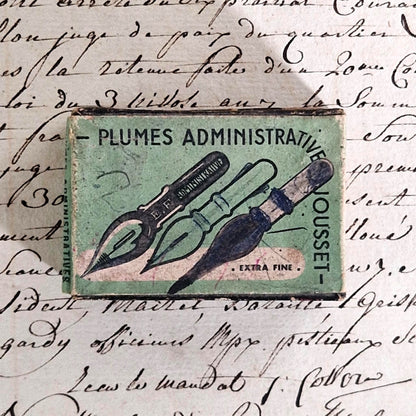 Boîte ancienne « Plumes Administratives Jousset »
