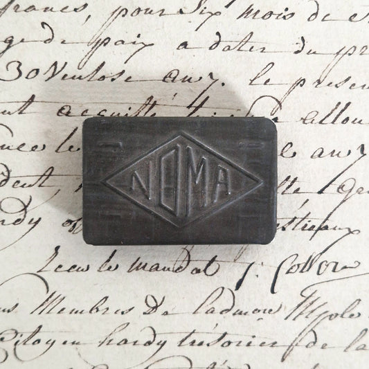 Vintage metal box for nibs - "NOMA"