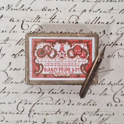 Antique "Caduceus" Nibs - Blanzy Poure & Cie