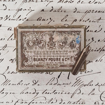 Box of nibs no. 231 - Nib no. 2 - Blanzy Poure