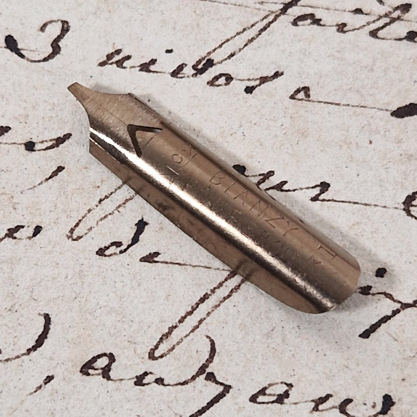 Box of nibs no. 231 - Nib no. 2 - Blanzy Poure
