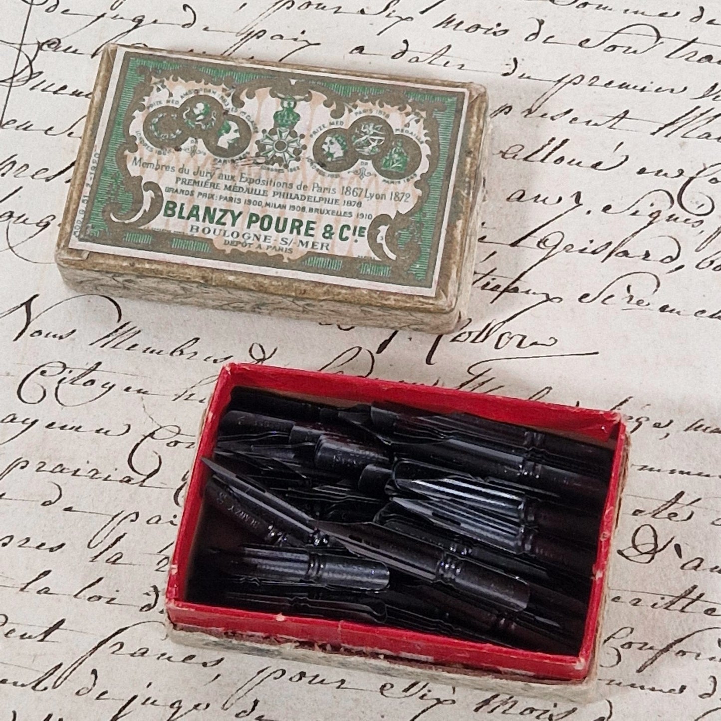 "Bâtarde" Pen box - Blanzy Poure & Cie