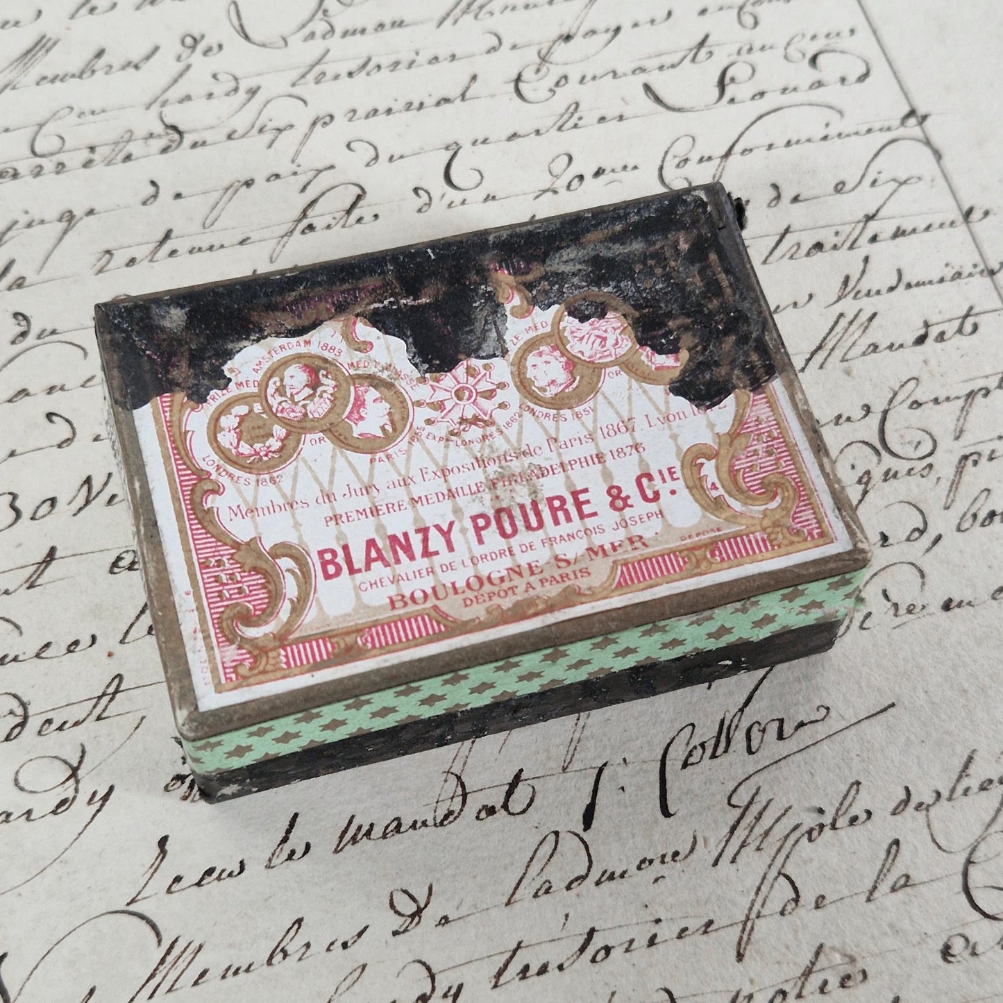 "Monopole" pen nib box - Blanzy Poure & Cie