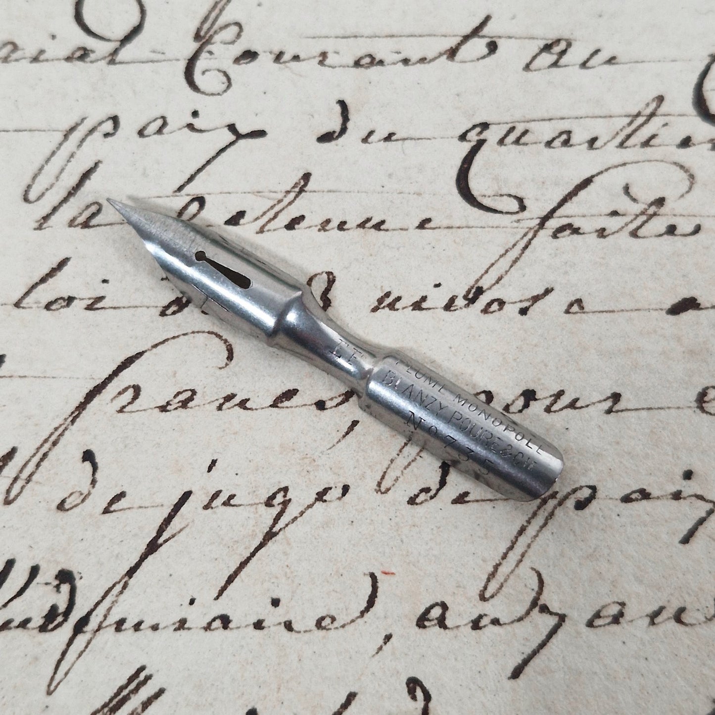 "Monopole" pen nib box - Blanzy Poure & Cie
