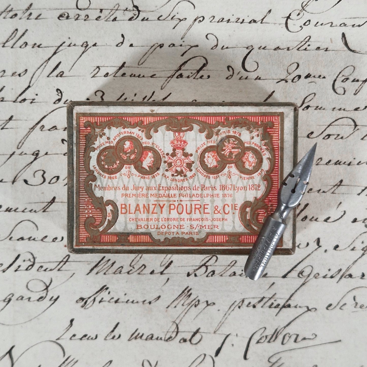 Vintage Blanzy Poure "Atlantique" Box