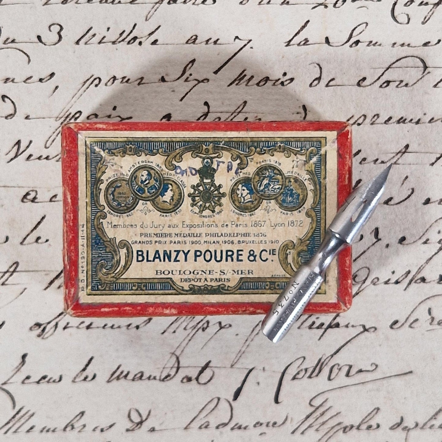 Old Blanzy Poure “Plume Monopole” Box