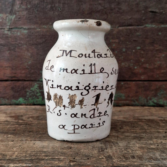 Rare "Moutarde de Maille" mustard pot - 18th century
