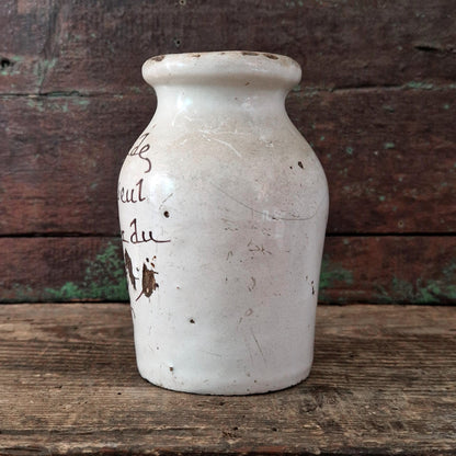 Rare pot à moutarde « Moutarde de Maille » -  XVIIIe siècle