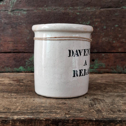 Ancien pot publicitaire « Davenne à Rebais », fin XIXe