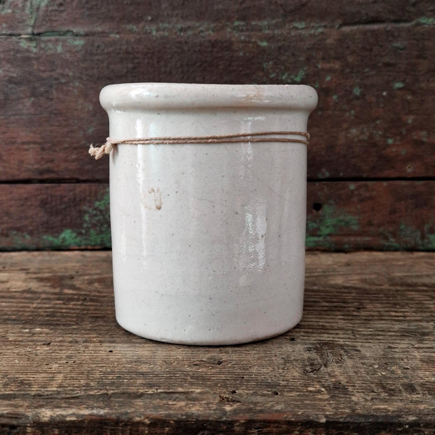 Ancien pot publicitaire « Davenne à Rebais », fin XIXe