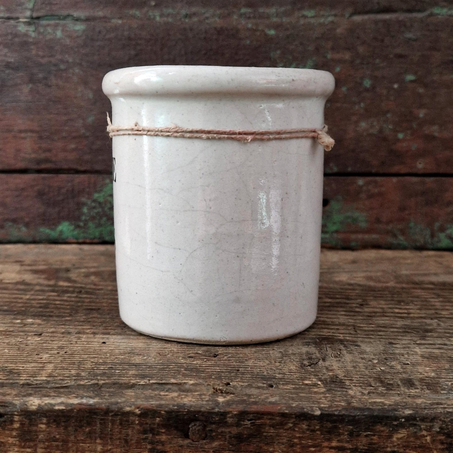 Ancien pot publicitaire « Davenne à Rebais », fin XIXe