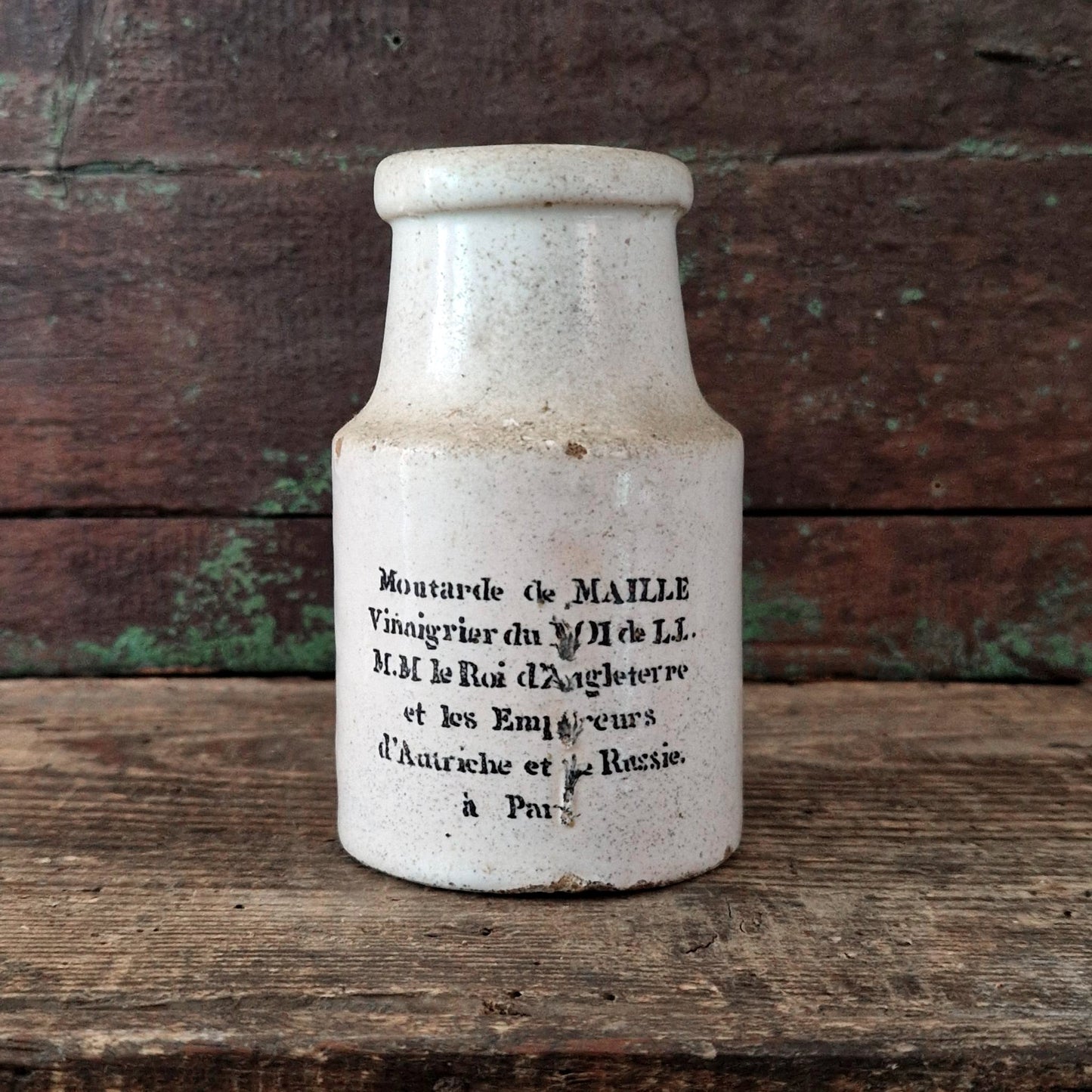 Pot à moutarde Maille « Vinaigrier du Roy », Circa 1820-1835