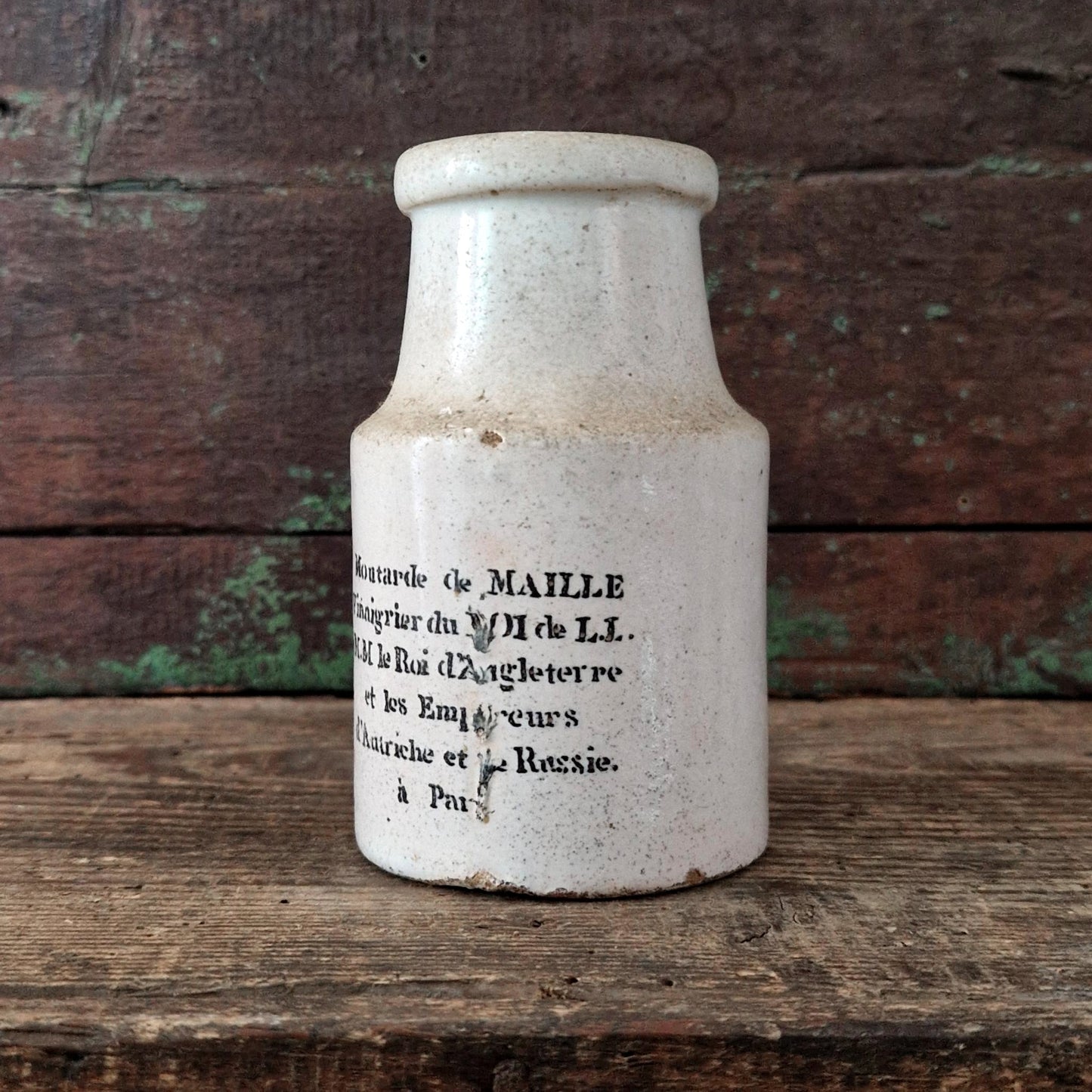 Pot à moutarde Maille « Vinaigrier du Roy », Circa 1820-1835