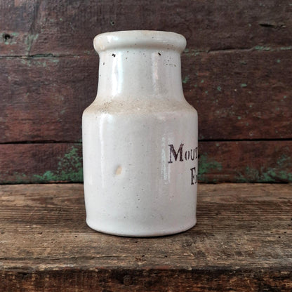 Ceramic "Fine Mustard" mustard pot