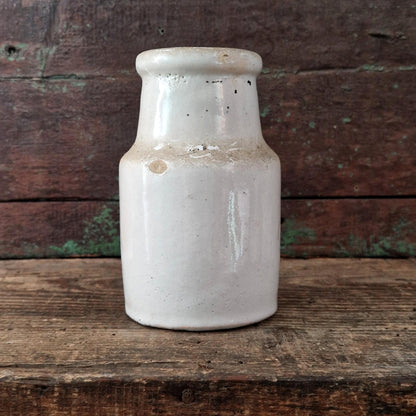 Ceramic "Fine Mustard" mustard pot