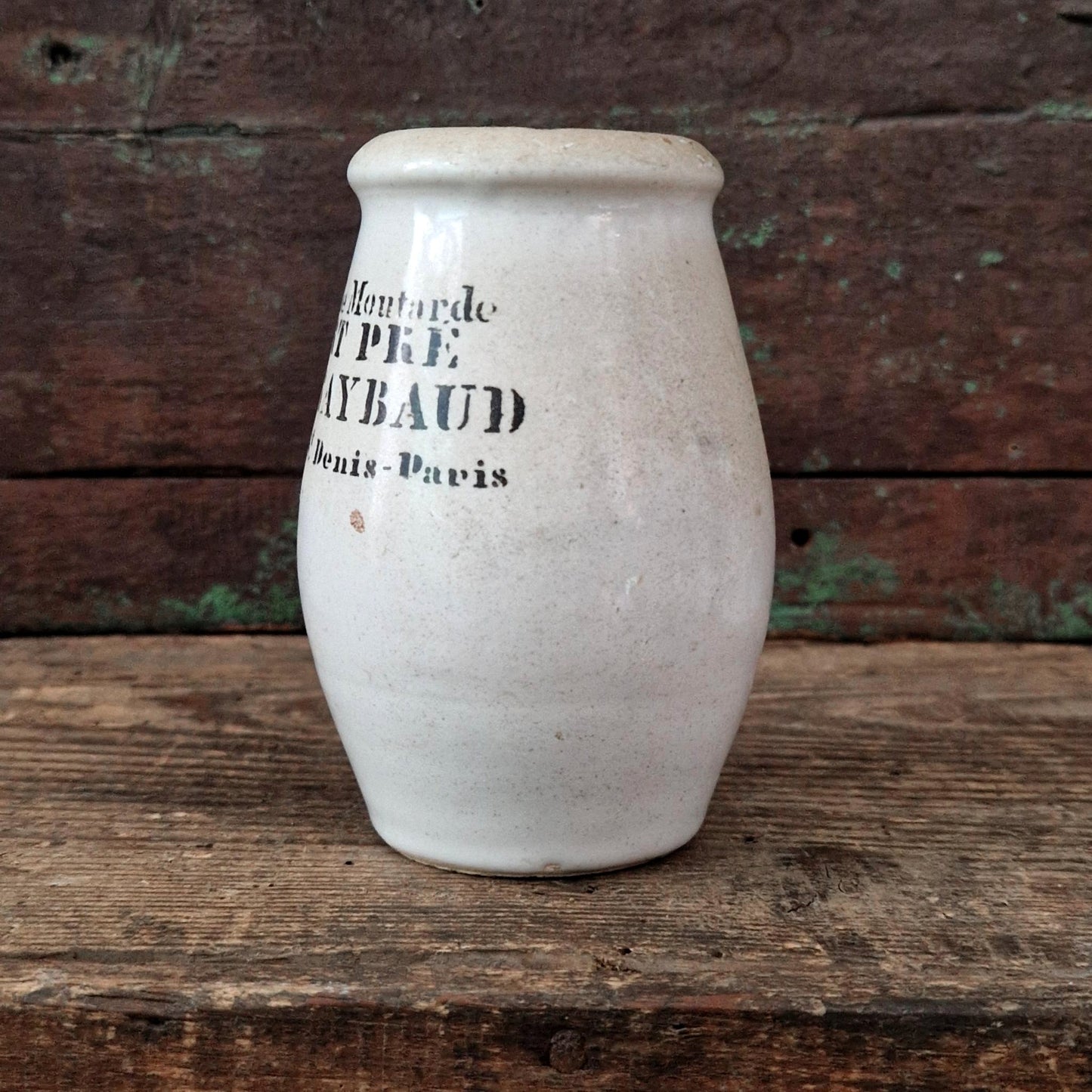 Pot à moutarde « Véritable Moutarde du Vert Pré », Vers 1850-1880