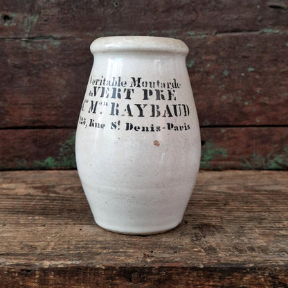 Pot à moutarde « Véritable Moutarde du Vert Pré », Vers 1850-1880