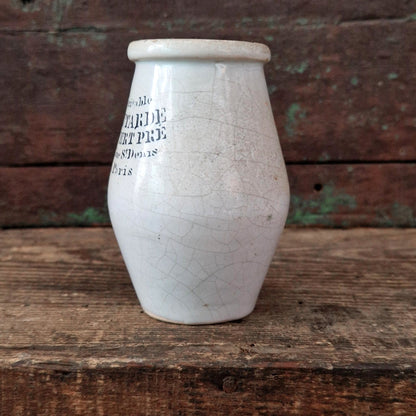 "Véritable Moutarde du Vert Pré" mustard pot, 19th century