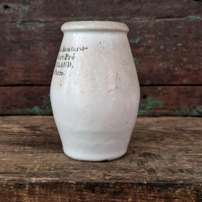 Mustard pot "Moutarde du Vert-Pré - Raybaud à Paris", 19th century