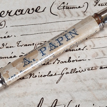 Porte-crayon et porte-plume publicitaire « A. Papin »